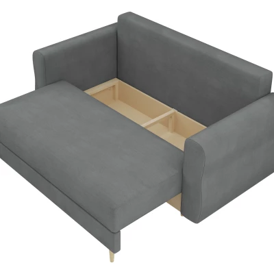 Rozkládací dvoumístná pohovka EXETER - světlá béžová