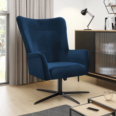 Otočné křeslo ALTADENO - modré