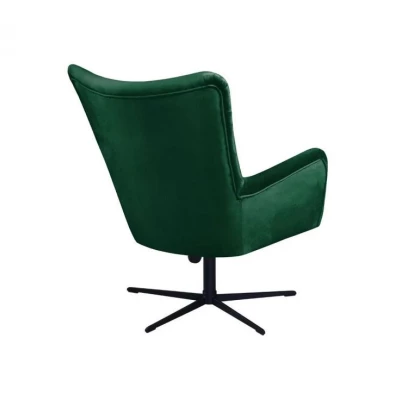 Otočné křeslo ALTADENO - tmavé zelené