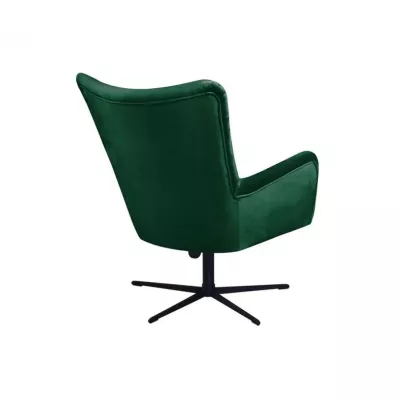 Otočné křeslo ALTADENO - tmavé zelené