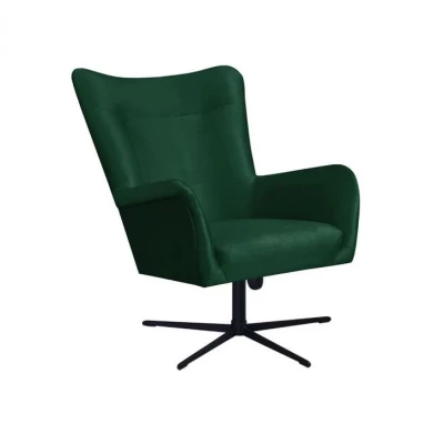 Otočné křeslo ALTADENO - tmavé zelené