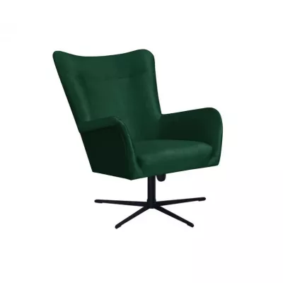 Otočné křeslo ALTADENO - tmavé zelené