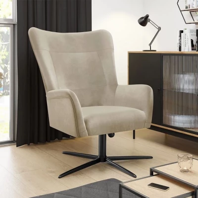 Otočné křeslo ALTADENO - béžové