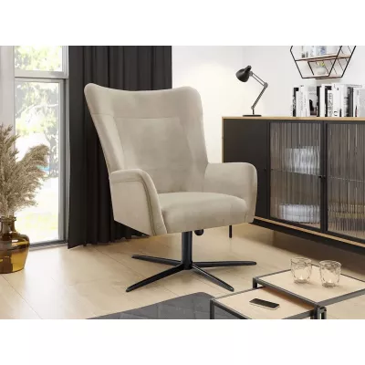 Otočné křeslo ALTADENO - béžové