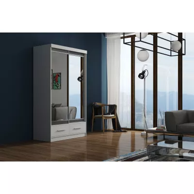 Šatní skříň 120/62 MIRABELA 1 - bílá