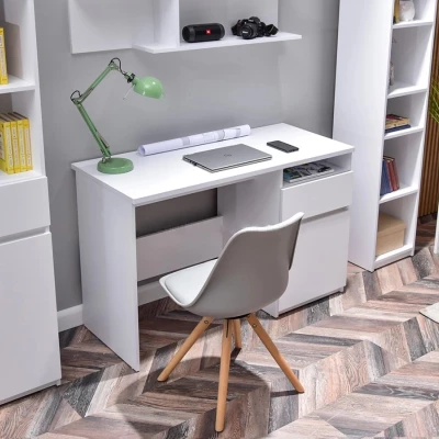 Stěna do studentského pokoje ARLEN - bílá