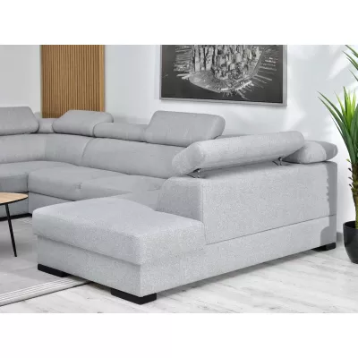 Sedací souprava do U JOSINE - světle šedá