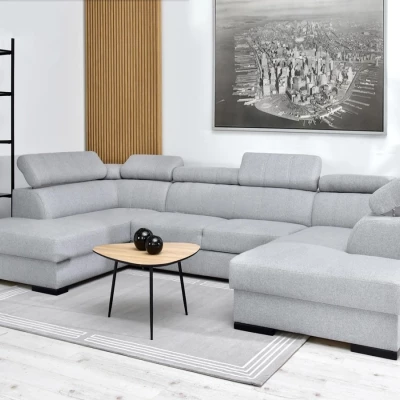 Sedací souprava do U JOSINE - světle šedá