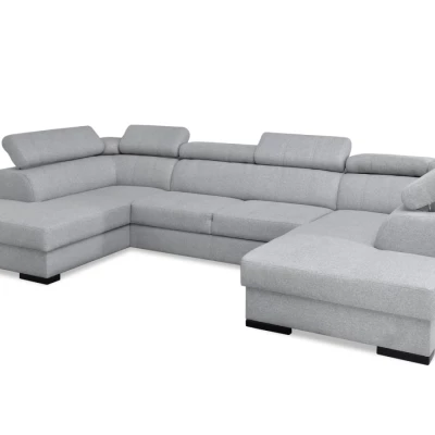 Sedací souprava do U JOSINE - světle šedá