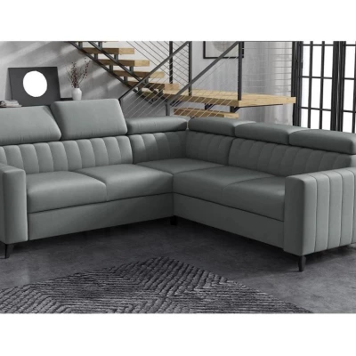 Sedací souprava s úložným prostorem KINU - šedá