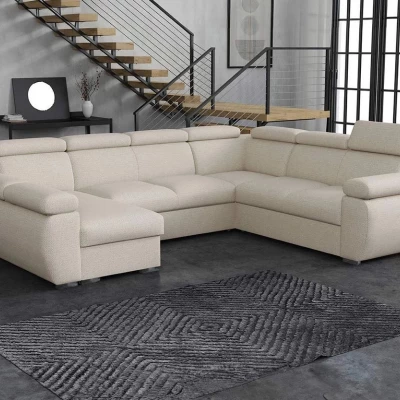 Rohová sedací souprava do U ORITUKO 2 - béžová 2, levý roh