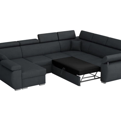 Rohová sedací souprava do U ORITUKO 2 - světlá šedá 2, levý roh