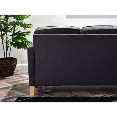 Rozkládací pohovka NOHEMA - grafitová / dub