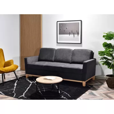 Rozkládací pohovka NOHEMA - grafitová / dub