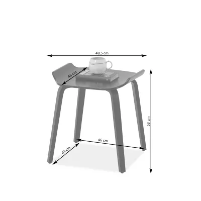 Stylový odkládací stolek CHRENO - ořech