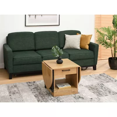 Rozkládací konferenční stolek IZAK - dub / černý