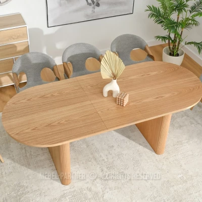 Rozkládací jídelní stůl 180(220)x90 CENDRY - dub