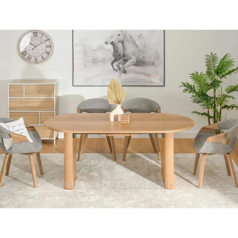 Rozkládací jídelní stůl 180(220)x90 CENDRY - dub