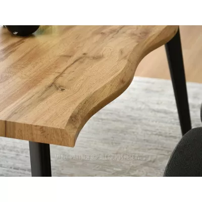 Jídelní stůl 160x90 VISAR - dub / černý
