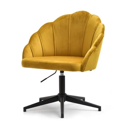 Otočné křeslo KARLO - medové / černé