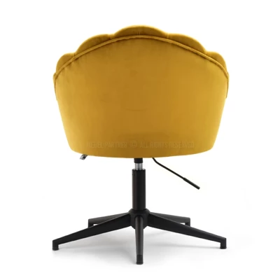 Otočné křeslo KARLO - medové / černé