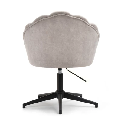 Otočné křeslo KARLO - pískové / černé