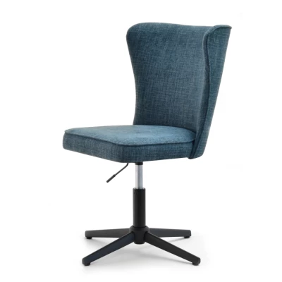 Otočné křeslo ADERITO - modré / černé