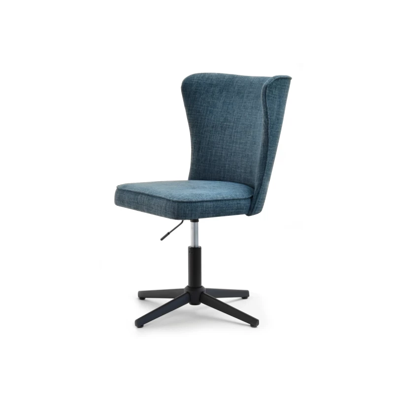 Otočné křeslo ADERITO - modré / černé