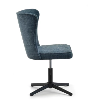 Otočné křeslo ADERITO - modré / černé
