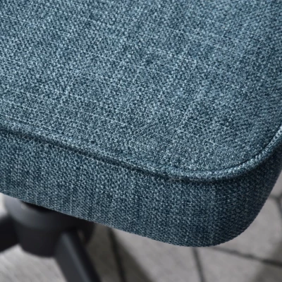 Otočné křeslo ADERITO - modré / černé