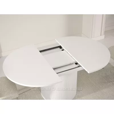 Designový rozkládací stůl 140(180)x120 LARSON - bílý