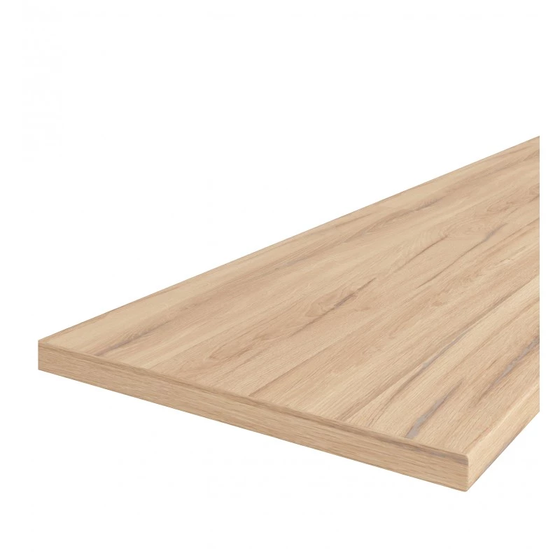 VÝPRODEJ - Kuchyňská deska JAIDA 4 - 100x120x3,8 cm, dub estana světlý