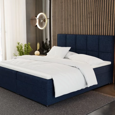 Americká postel 120x200 CANALOPE - tmavě modrá