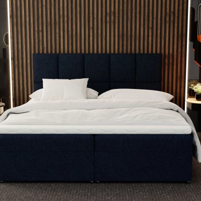 Americká postel 120x200 CANALOPE - tmavě modrá