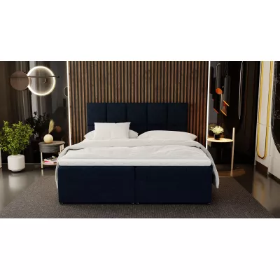 Americká postel 120x200 CANALOPE - tmavě modrá
