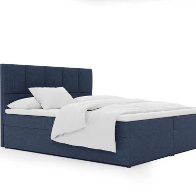 Americká postel 120x200 CANALOPE - tmavě modrá