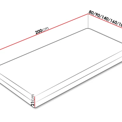 Pružinová matrace 80x200 CHICA
