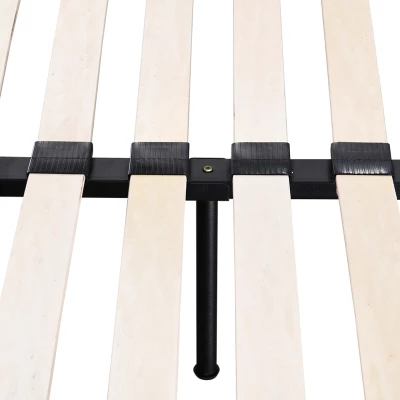 Čalouněná manželská postel bez matrace 140x200 CANDY - béžová