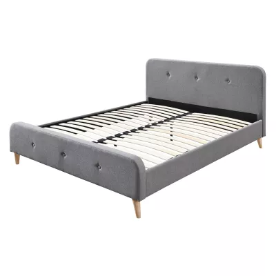 Čalouněná manželská postel bez matrace 140x200 CANDY - béžová