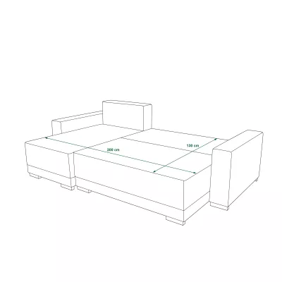 Rozkládací sedací souprava TAHANI - světle hnědá / hnědá