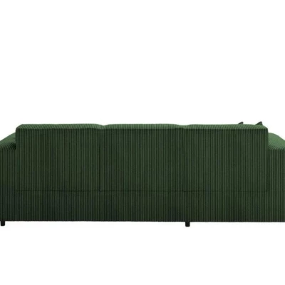 Rohová sedačka na každodenní spaní BOKSIA - zelená, levý roh