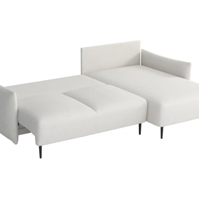 Rozkládací rohová sedačka SULMA - světlá šedá 2