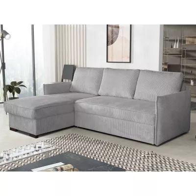 Rozkládací sedačka s úložným prostorem SANDATILO - světlá šedá