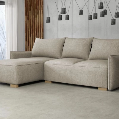 Rohová sedačka s úložným prostorem MOLENCIA - béžová