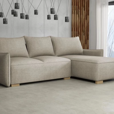 Rohová sedačka s úložným prostorem MOLENCIA - béžová