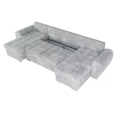 Rohová rozkládací sedačka do U PURISIMA - modrá