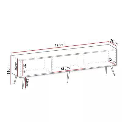 Televizní stolek RUBEN 1 - béžový