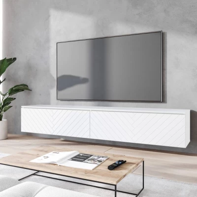 TV stolek 180 cm WILLA D - bílý 1