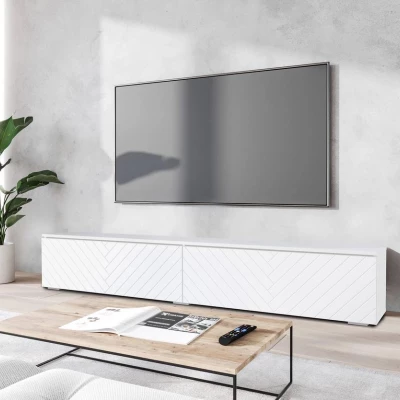 TV stolek 180 cm WILLA D - bílý 1