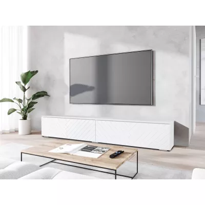 TV stolek 180 cm WILLA D - bílý 1